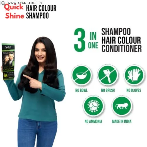 Quick Shine Hair Color Shampoo In Pakistan