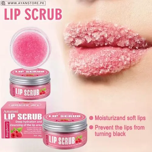 Raspberry Lip Scrub