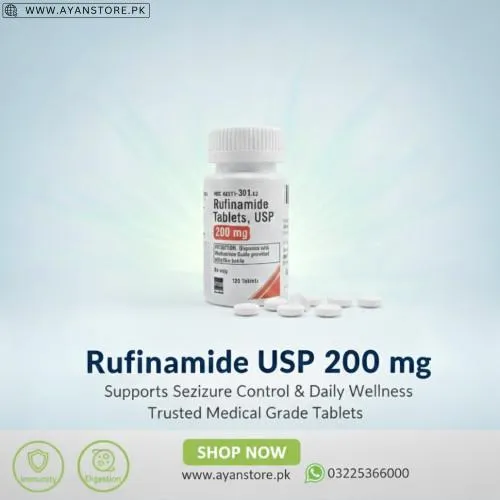 Rufinamide Tablets Usp 200mg in Pakistan