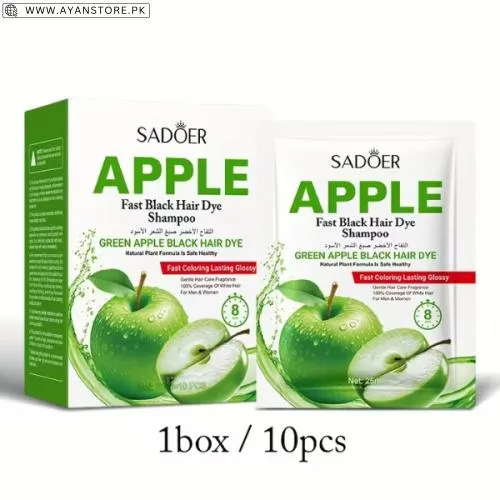 Sadoer Apple Fast Black Hair Dye Shampoo
