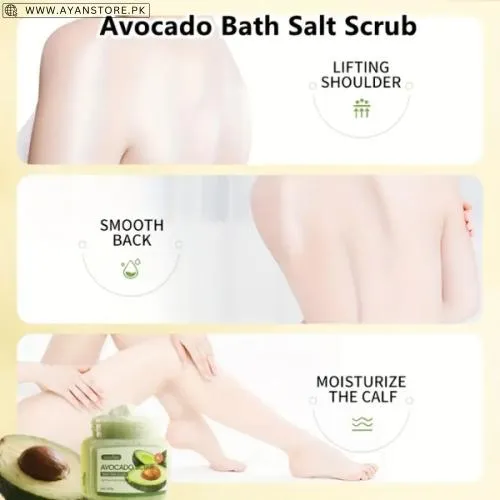 Sadoer Avocado Bath Salt Scrub Sadoer Avocado Bath Salt Scrub