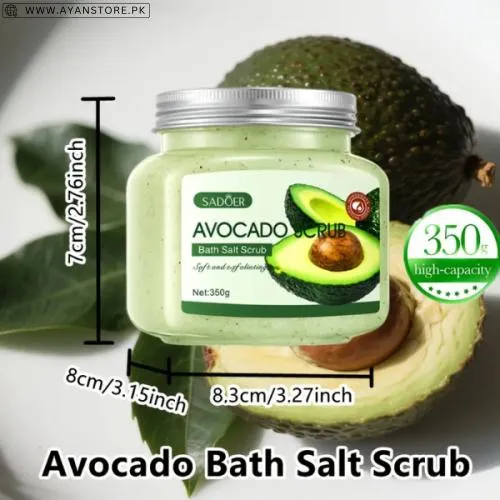 Sadoer Avocado Bath Salt Scrub Sadoer Avocado Bath Salt Scrub