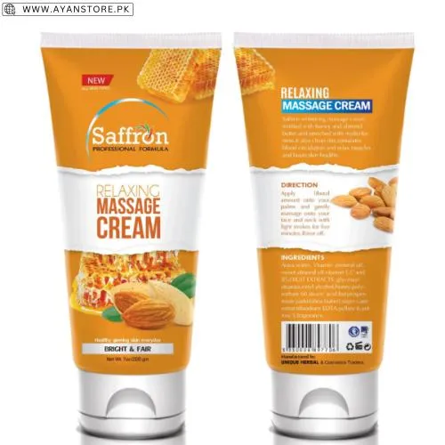 Saffron Relaxing Massage Cream