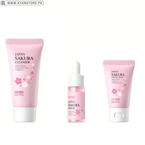 Sakura Cleanser Skin Care Travel Set