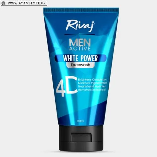 Shore Men Active White Power Face Wash in Pakistan