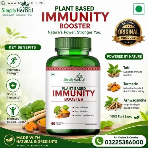 Simply Herbal Plant Based Immunity Booster Capsules in Pakistan