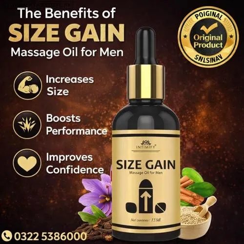 Size Gain Massage Oil for Men in Pakistan
