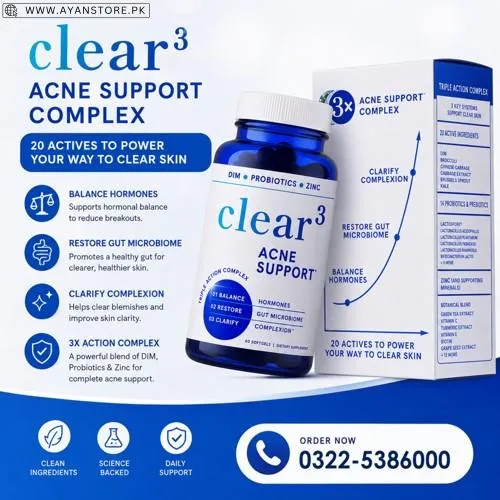 SMNutrition Clear Skin Acne Capsules in Pakistan