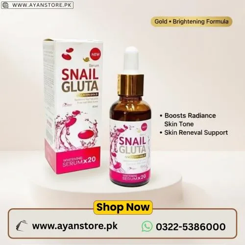 Snail Gluta Collagen Gold Whitening Serum in Pakistan