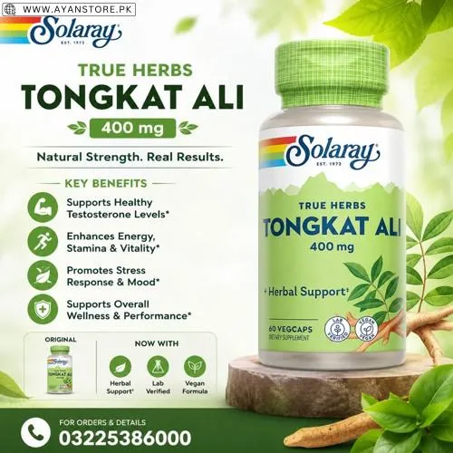 Solaray Tongkat Ali 400mg Capsules in Pakistan