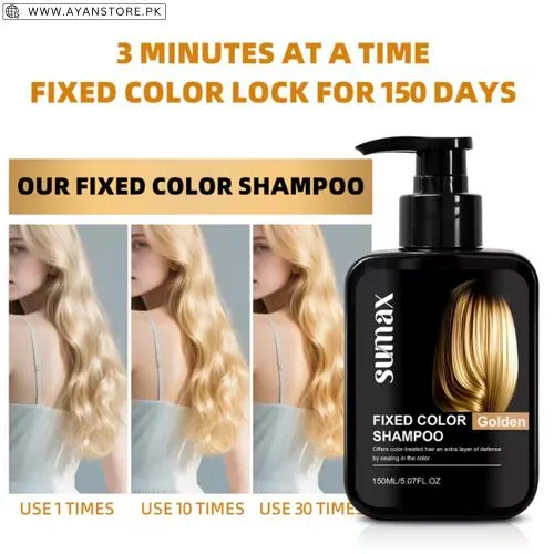 Sumax Fixed Color Golden Shampoo