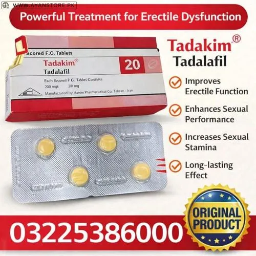 Tadakim Tadalafil 20mg Tablet in Pakistan
