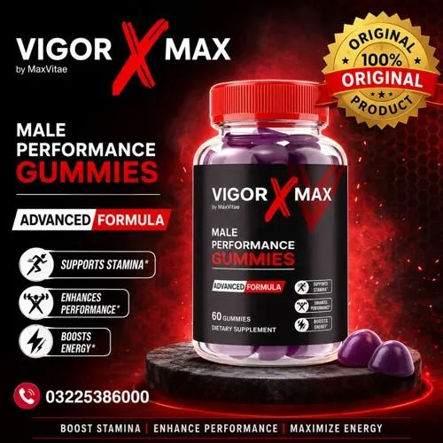 Vigor X Max Male Performance Gummies in Pakistan