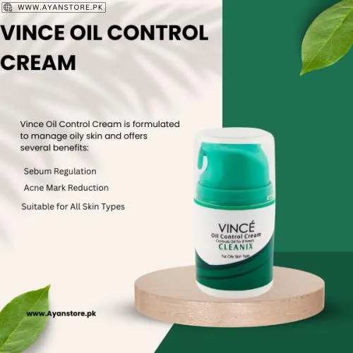 Vince Oil Control Cream Price In Pakistan