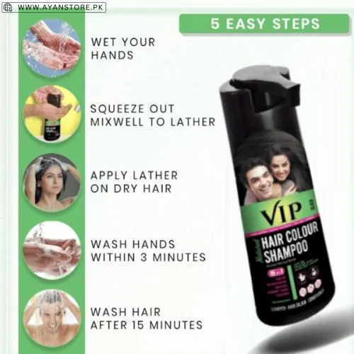 VIP Hair Color Shampoo In Pakistan