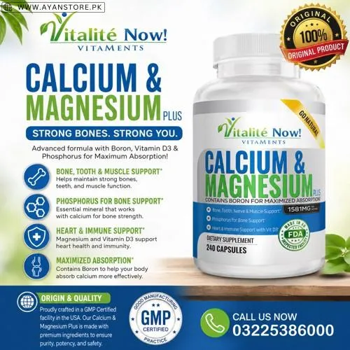 Vitalité Now! Calcium & Magnesium Supplement in Pakistan