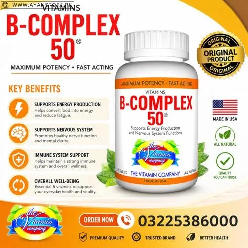 Vitamins B-Complex 50 Tablets in Pakistan