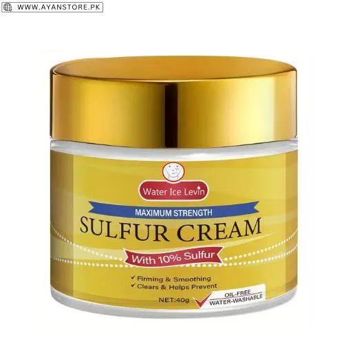 Water Ice Levin Sulfur Cream