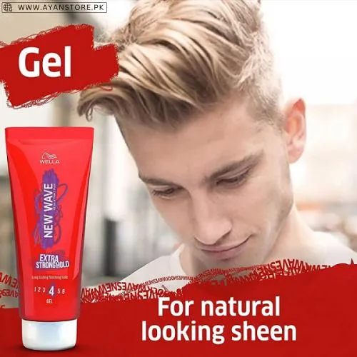Wella New Wave Extra Strong Wet Look Long Hair Gel
