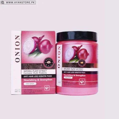 Wellice Onion Hair Mask Keratin Treatment Price In Pakistan