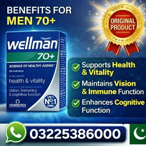 Wellman 70+ Tablets in Pakistan