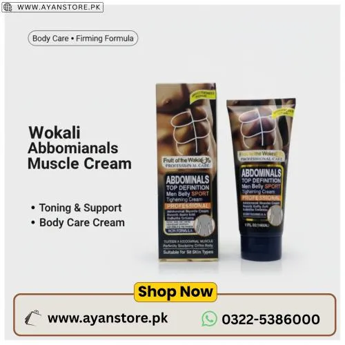 Wokali Abdominal Men Belly Tightening Cream In Pakistan
