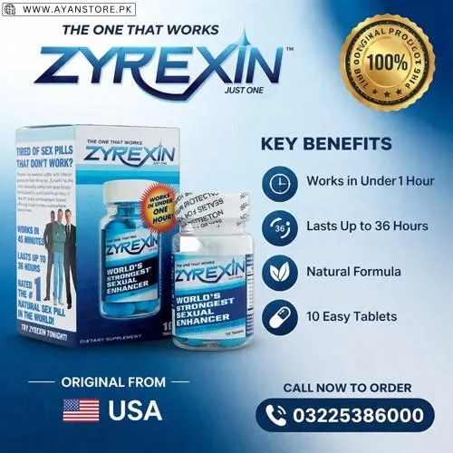 Zyrexin 525mg Tablets in Pakistan